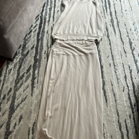 Bleusalt Tube Skirt and top set Size 4 stone color - Picture 8 of 11
